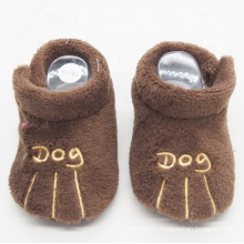 Paw shaped toddler waking indoor wear newborn babies shoes slipper